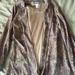 Brown/Green button up